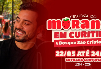 Festival do Morango chega em Curitiba com entrada gratuita, sobremesas gigantes e 3 dias de programação