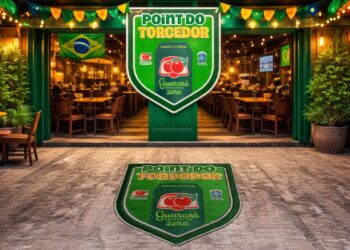 Guaraná Antarctica cria Point do Torcedor em Curitiba para os jogos da Seleção