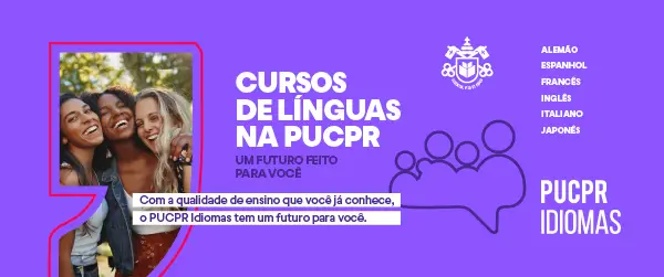 PUCPR Idiomas está com matrículas abertas para o segundo semestre de 2026