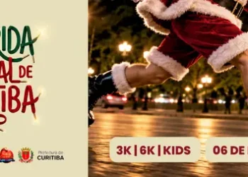 Curitiba ganha uma corrida de Natal para entrar no clima mais mágico do ano